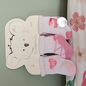 Koala Baby Terry socks 6 set (missing one) 0-6months